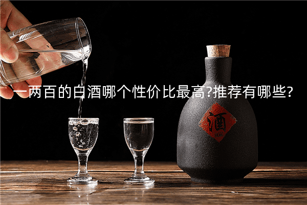 一两百的白酒哪个性价比最高?推荐有哪些?