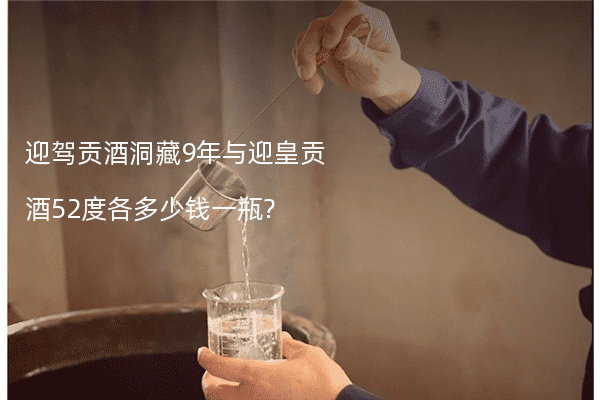迎驾贡酒洞藏9年与迎皇贡酒52度各多少钱一瓶?
