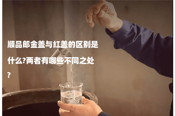 顺品郎金盖与红盖的区别是什么?两者有哪些不同之处?