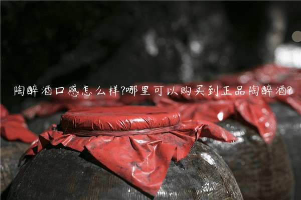 陶醉酒口感怎么样?哪里可以购买到正品陶醉酒?