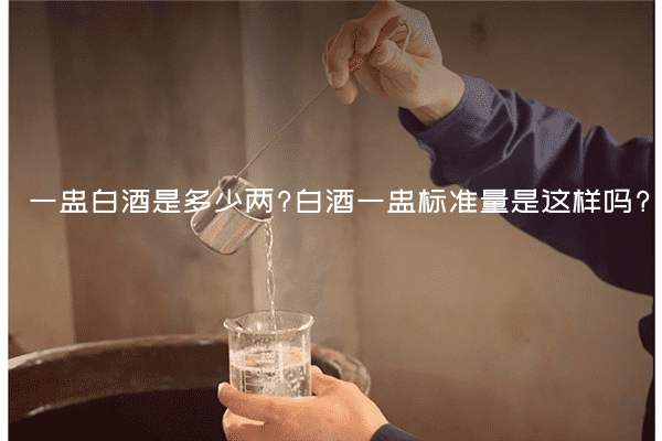 一盅白酒是多少两?白酒一盅标准量是这样吗?