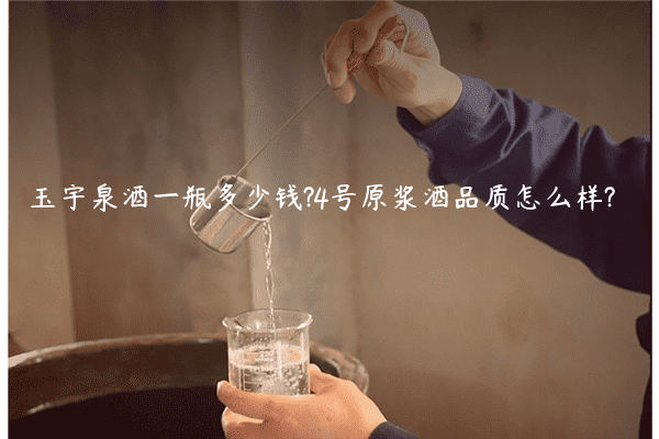 玉宇泉酒一瓶多少钱?4号原浆酒品质怎么样?