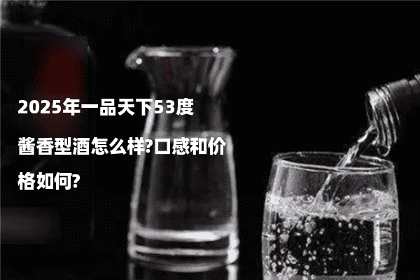 2025年一品天下53度酱香型酒怎么样?口感和价格如何?