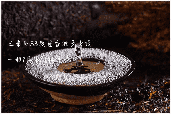 王秉乾53度酱香酒多少钱一瓶?具体价格是多少?