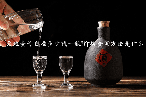 天地壹号白酒多少钱一瓶?价格查询方法是什么