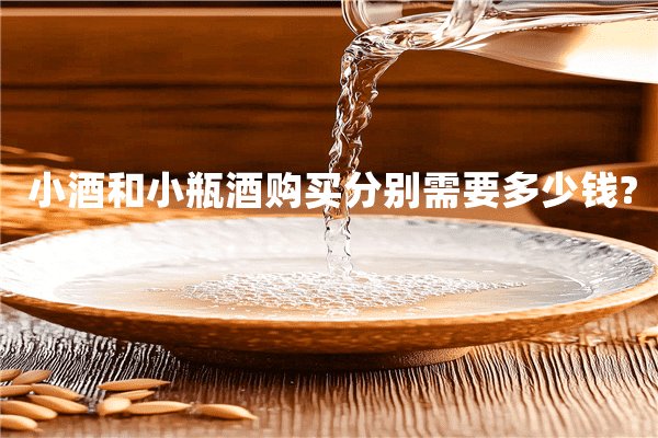 小酒和小瓶酒购买分别需要多少钱?