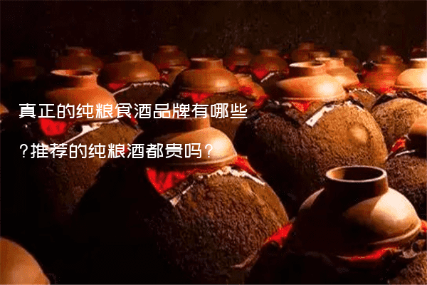 真正的纯粮食酒品牌有哪些?推荐的纯粮酒都贵吗?