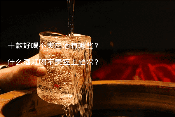 十款好喝不贵白酒有哪些?什么酒好喝不贵还上档次?